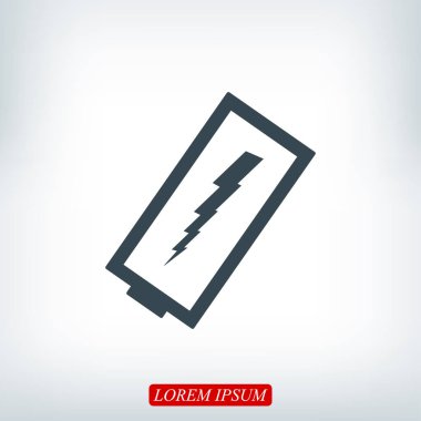 Pil işareti simgesi 