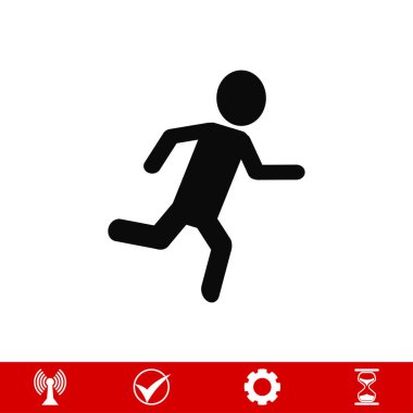 Koşan Adam Simgesi