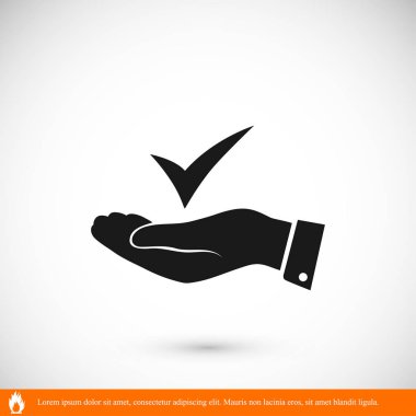 işareti simgesi onaylamak