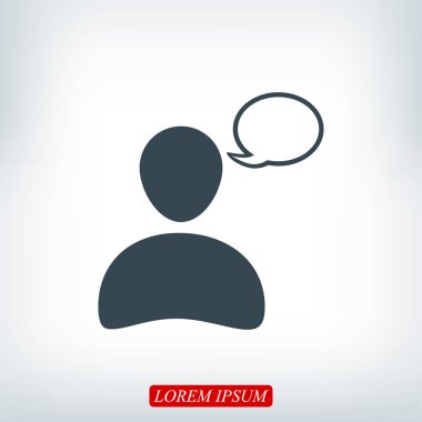 sohbet işareti simgesi