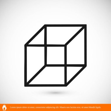  küp işareti simgesi