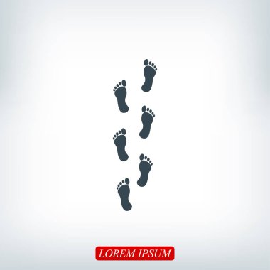Tasarım ayak simgesinin