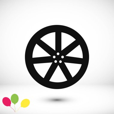 Tekerlek diskleri simgesi