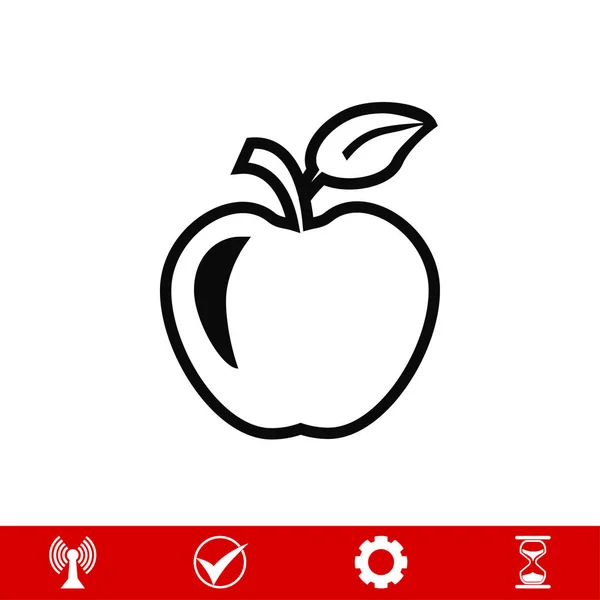 Icono de signo de Apple — Archivo Imágenes Vectoriales