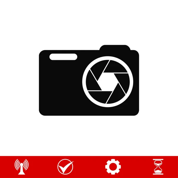 Camera sign icon — Stock Vector