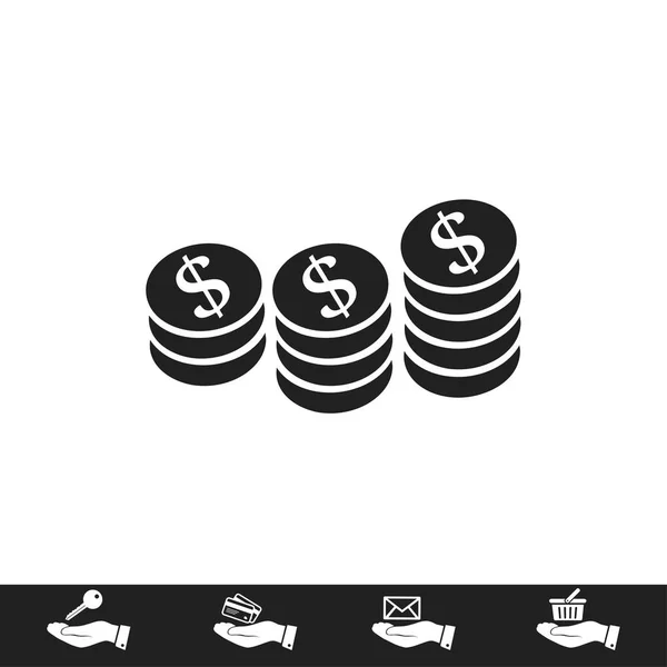 Geld teken pictogram — Stockvector