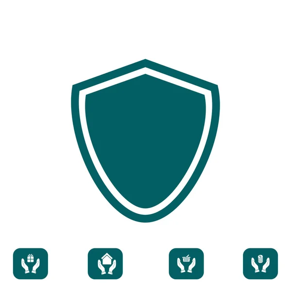 Shield sign icon — Stock Vector