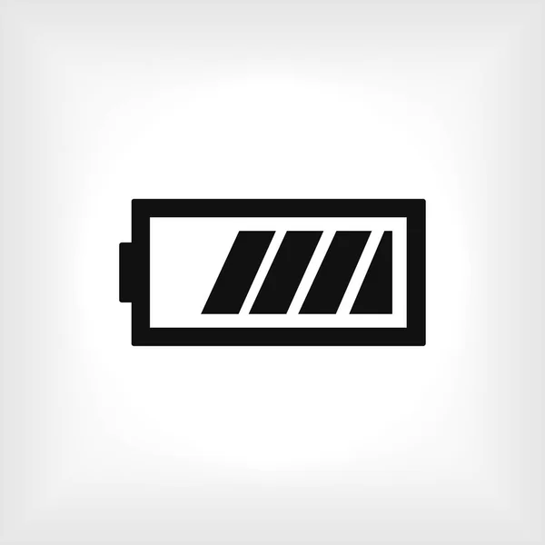 Icona segno batteria — Vettoriale Stock