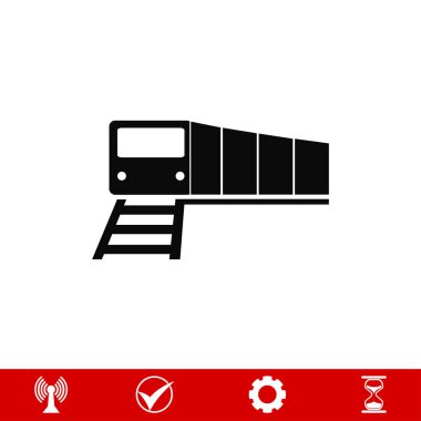 Tren Düz Simgesi
