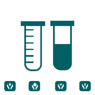 Tüpler düz simgesi