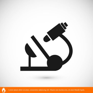 mikroskop simgesi tasarım