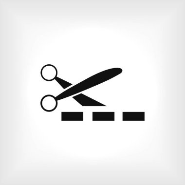 makas işareti simgesi