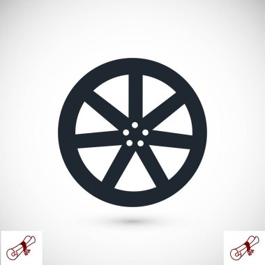 Tekerlek diskleri simgesi