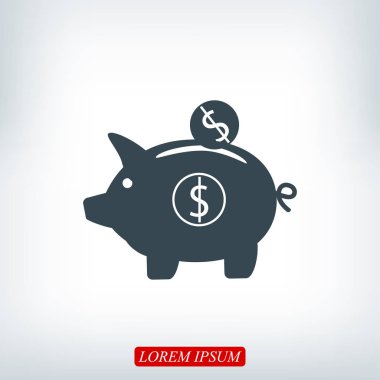 Domuz kumbarası simgesi