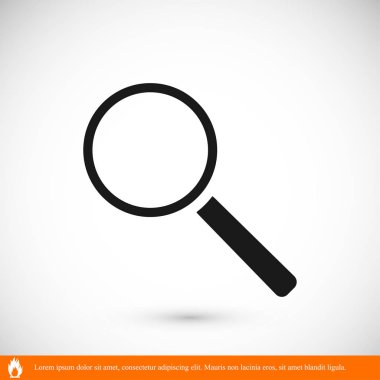 Büyütme cam simgesi