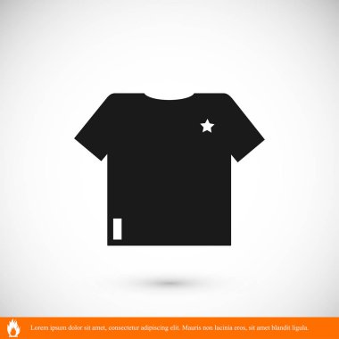Tişört kıyafet simgesi
