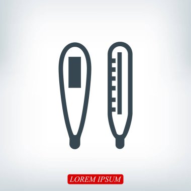 termometre tıbbi simgesi