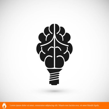 beyin lambası simgesi