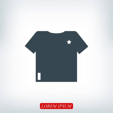 Tişört kıyafet simgesi
