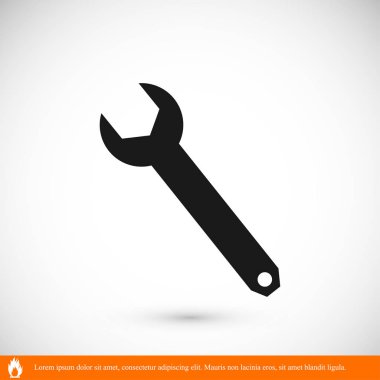 İngiliz anahtarı işareti simgesi