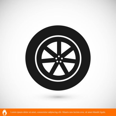 araba tekerlek simgesi