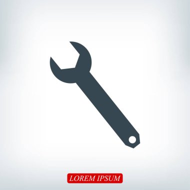 İngiliz anahtarı işareti simgesi