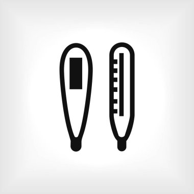 termometre tıbbi simgesi