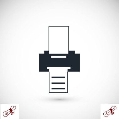 Yazıcı simgesi tasarım