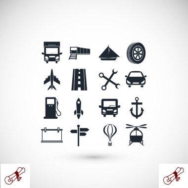 taşıma simgeleri ayarlandı