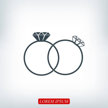 Yüzük simgesini çift