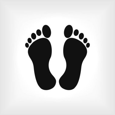 basit ayak simgesi