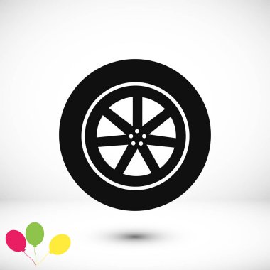 araba tekerlek simgesi