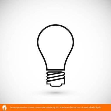 ampul işareti simgesi