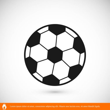 Klasik futbol topu simgesini