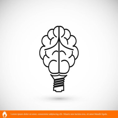 beyin lambası simgesi