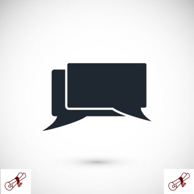  ileti işareti simgesi 