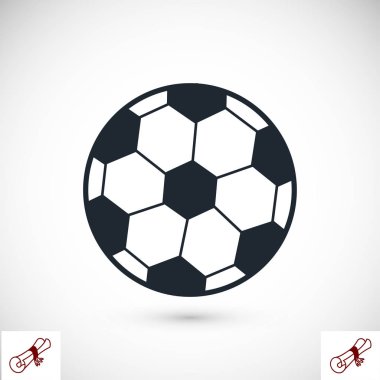 Klasik futbol topu simgesini