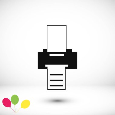 Yazıcı simgesi tasarım