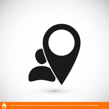 Düz işaretçi simgesi