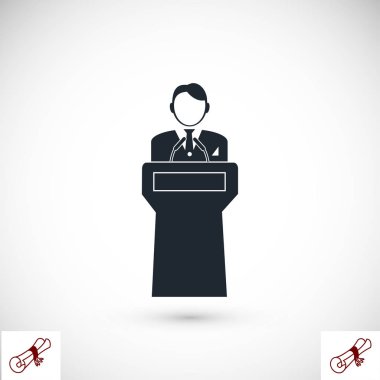  Podyum arkasında hoparlör