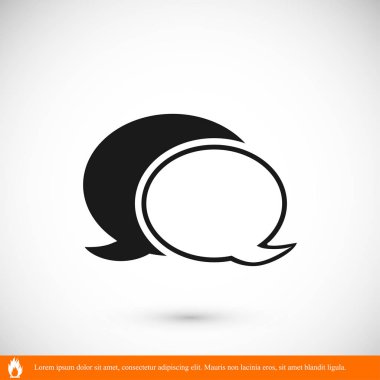 sohbet işareti simgesi