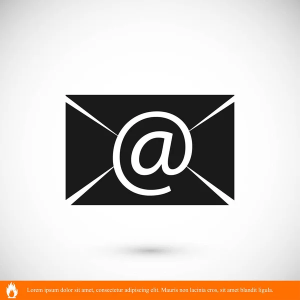 E-mailpictogram teken — Stockvector