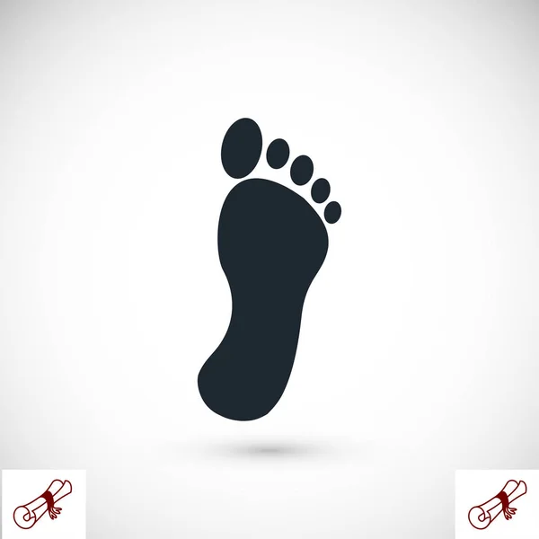 Design of foot icon — Stock Vector