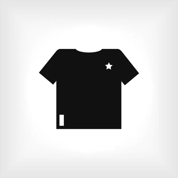 Camiseta icono de ropa — Vector de stock