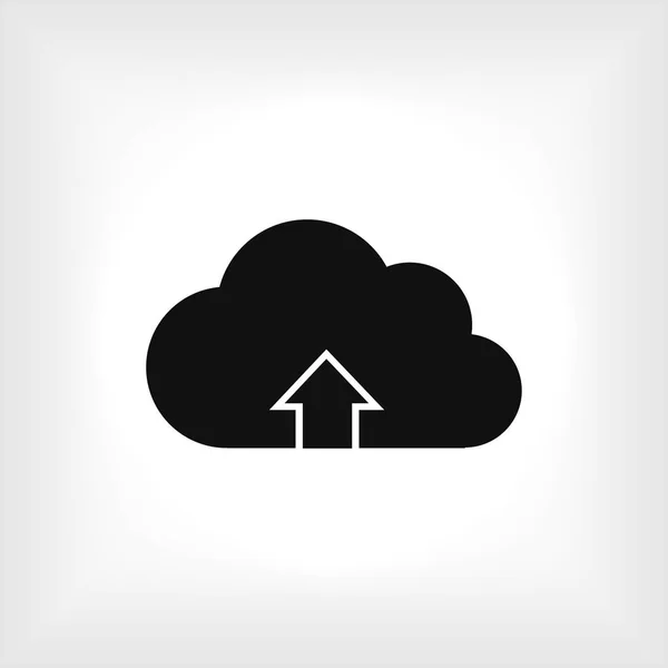 Wolkenzeichen-Symbol — Stockvektor