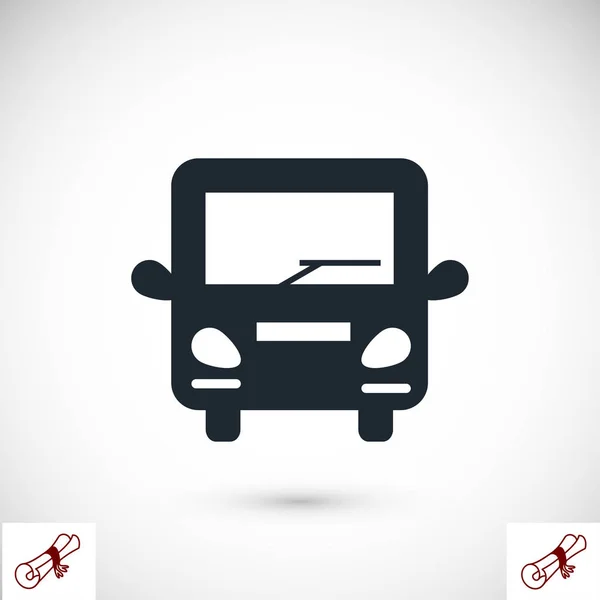 Bus web icon — Stock Vector