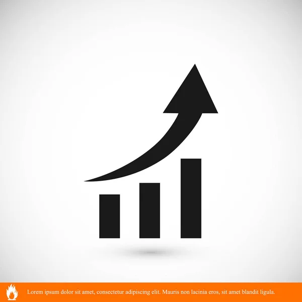 Ícone de sinal gráfico —  Vetores de Stock