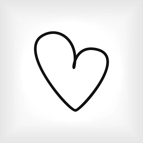 Серце значок «підпис» — стоковий вектор