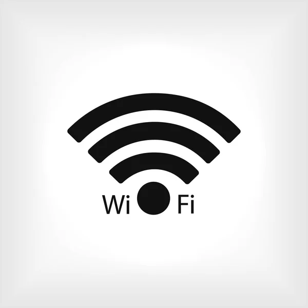 Flat Wi-Fi-ikonen — Stock vektor