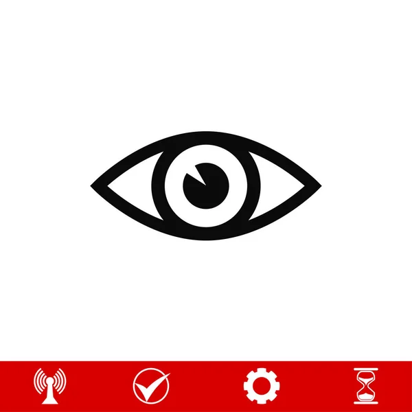 Eye sign icon — Stock Vector